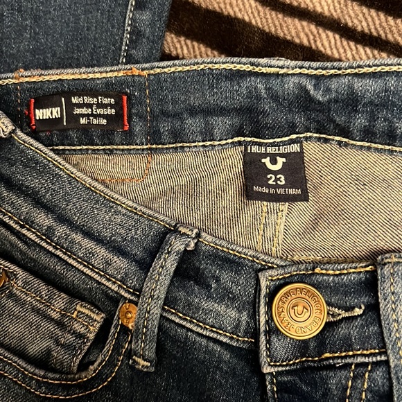True Religion Nikki Mid-Rise Flare - Picture 3 of 3